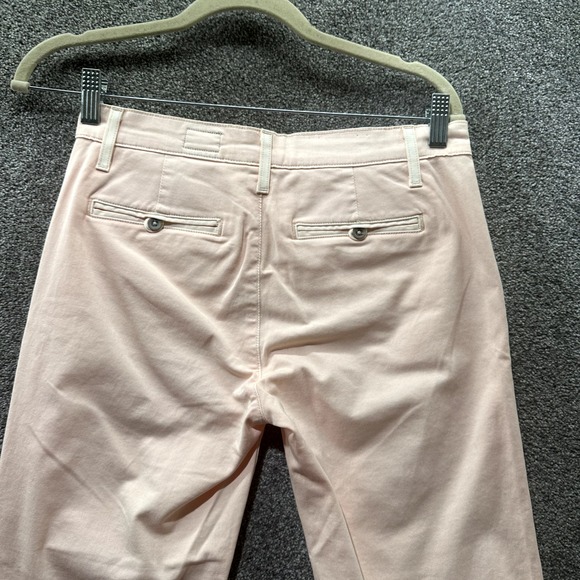 Adriano Goldschmied Tristan Tailored Trouser Pants Women 25 Pink Straight Ankle - Picture 11 of 16